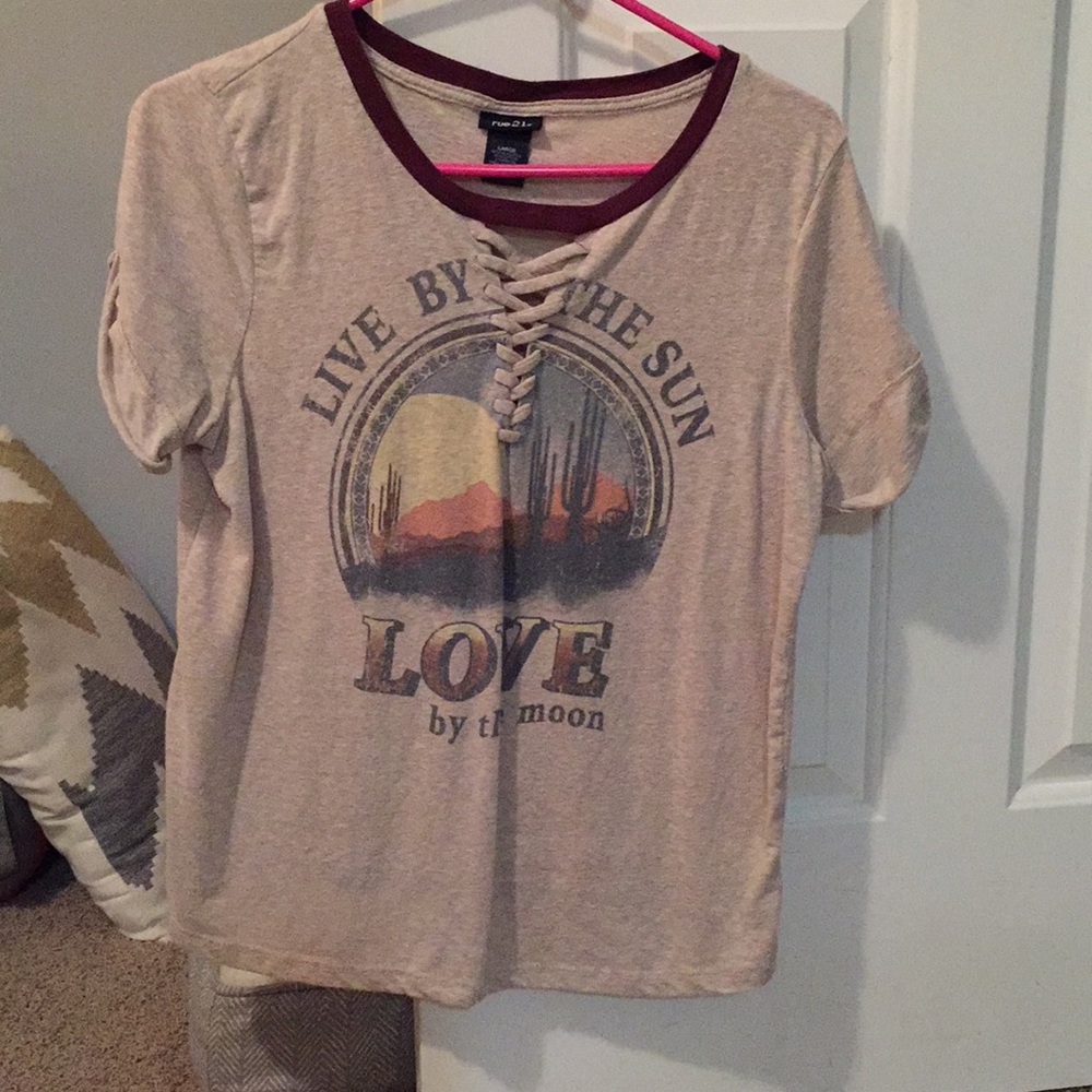 Live by the sun tee